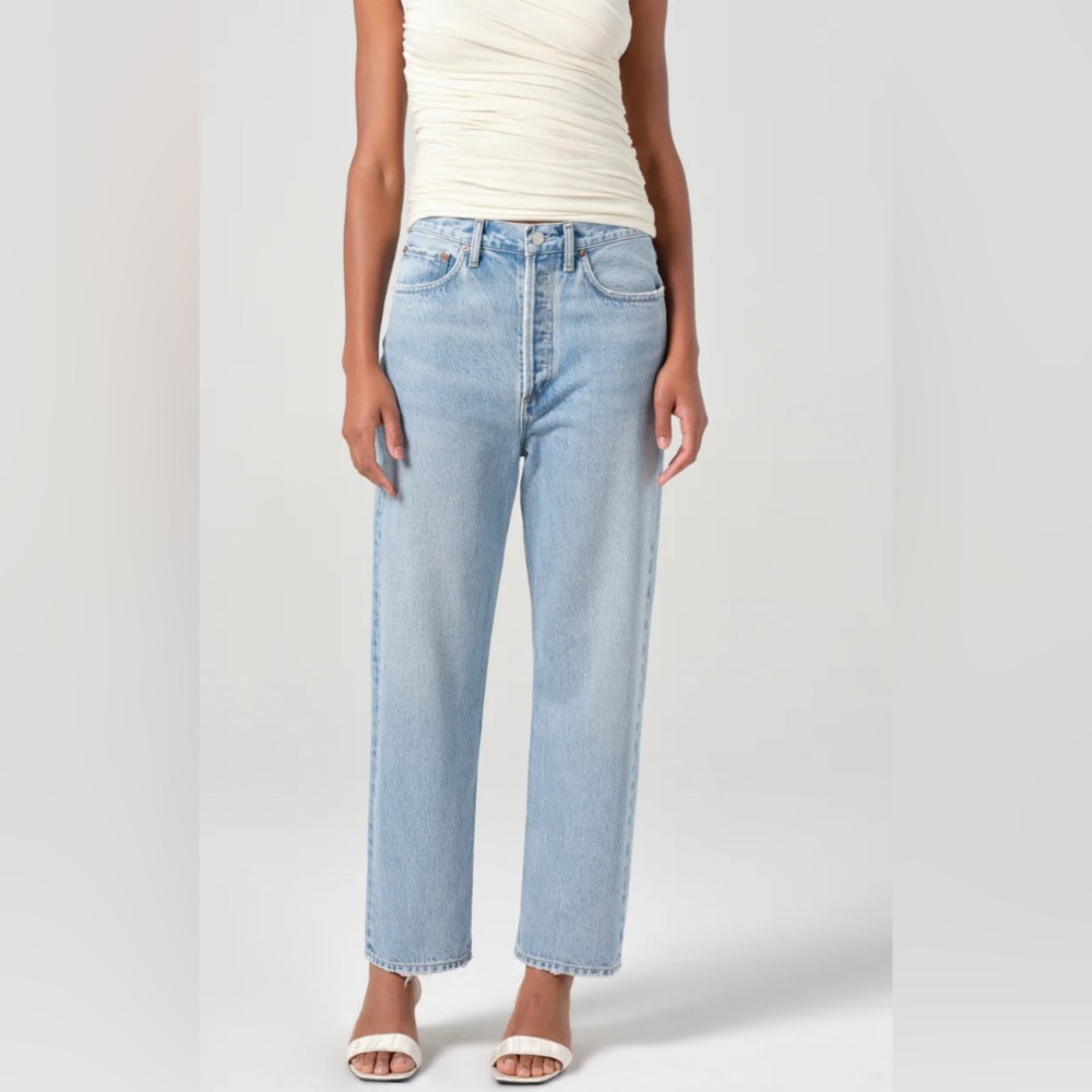 AGOLDE 90'S CROP MID RISE STRAIGHT